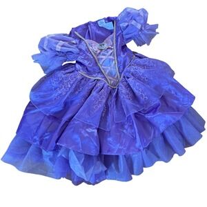 Disney Tangled Rapunzel princess dress play pretend dress up costume glitter